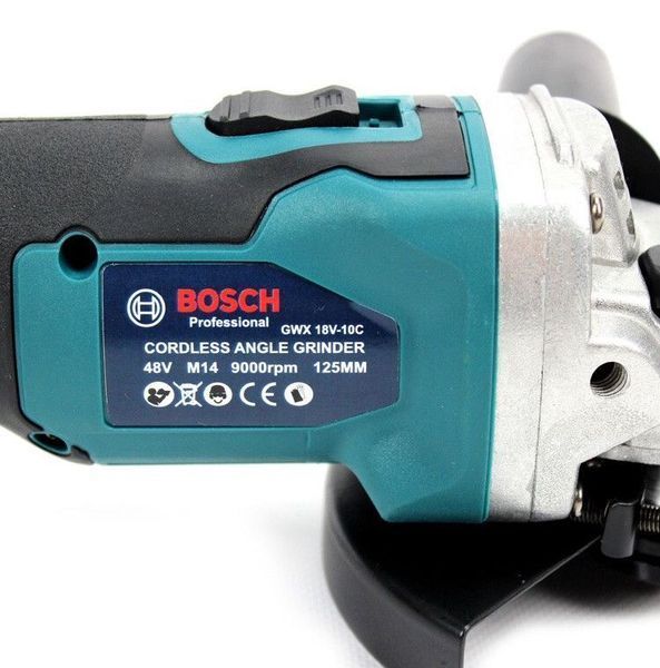 Акумуляторна болгарка Bosch (48V, 125 мм) Потужна кутова шліфмашина Бош 48v 125 мм 1002941212 фото