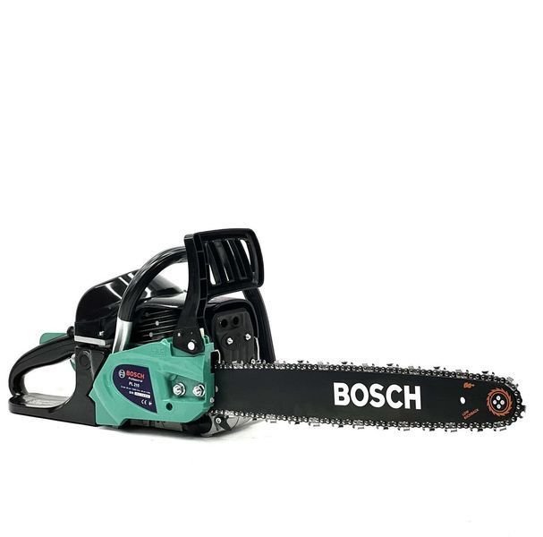 Потужна Бензопила BOSCH (шина 45 см 6,5 кВт 58 см3) Бензинова ланцюгова пила Бош для саду | Об'єм паливного бака: 550 мл | Тип двигуна: одноциліндровий 2-тактний | Джерело живлення: бензин А-92/95 + олива для 2 тактних двигунів, Гарантія 3 роки 156552-2 фото