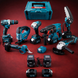 Аккумуляторный набор Makita 8в1 36V (Шуруповерт,Ушм,Гайковерт, Перфоратор,Лобзик,Пила,Секатор,Фонарь) 4 АКБ 12327 фото 1