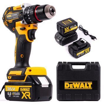 Аккумуляторный шуруповерт DeWalt 36V 6Ah &mdash; бесщеточный ударный комплект с набором | Практичный выбор для дома | Универсален в применении | Комфортный хват и управление | Долговечная конструкция | проверено | качественно | надежно, Гарантия 3 года 12384-2 фото