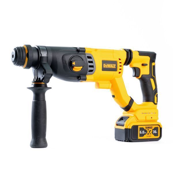Бесщеточный аккумуляторный перфоратор DeWalt  (36V, 6AH) Трёхрежимный перфоратор Деволт с 2 АКБ 12316 фото