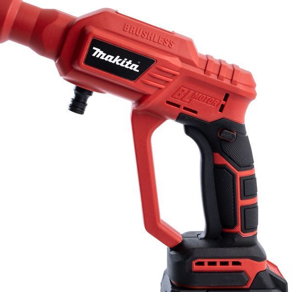 Безщіткова акумуляторна мийка Makita RED ( 36V, 40 БАР) Портативна автомийка Макіта з дисплеєм | Тип двигуна: безщітковий | Потужність 36 В | Макс. тиск: 40 барів | Продуктивність: 6 л/хв | Довжина розпилу: 7-9 метрів. | Вага: 1.6 кг, Гарантія 3 роки eb-1069-1 фото