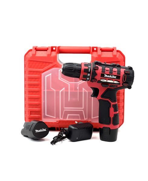 Аккумуляторный дрель-шуруповерт Makita RED (12V, 3AH) Надежный компактный шуруповерт Макита | Число позиций регулировки крутящего момента: 18; | Аккумулятор (литий-ионный): 12 В / 3 Ач; | Время зарядки: 60 мин; | Вес: 1 кг;, Гарантия 3 года 126325-2 фото