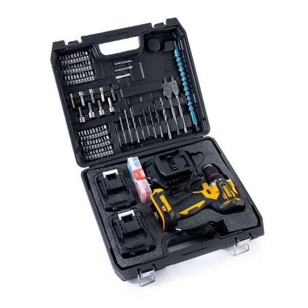 Аккумуляторный бесщеточный шуруповерт DeWalt 36V 6Ah дрель с набором инструментов | Официальная гарантия производителя | Быстрая доставка по Украине | Профессиональный инструмент для дома и бизнеса | Товар в наличии на складе, Гарантия 3 года 12325-2 фото