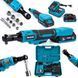 Угловой аккумуляторный гайковерт трещотка Makita 36V 5Ah бесщеточный 123133 фото 1