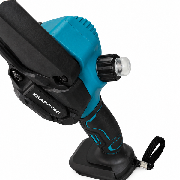 Мощная аккумуляторная мини-пила Krafftec 48V &mdash; 2 шины, 3 цепи, для сада 2345678109 фото