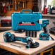 Бесщеточный аккумуляторный набор Makita 2в1 48V 6Ah (Ударный шуруповерт+Болгарка) Макита 12321 фото 1