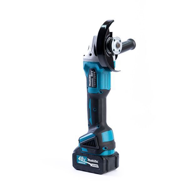 Безщіткова акумуляторна болгарка Makita (48V, 6 А/год) Кутова шліфмашина Макіта з двома АКБ 163325 фото