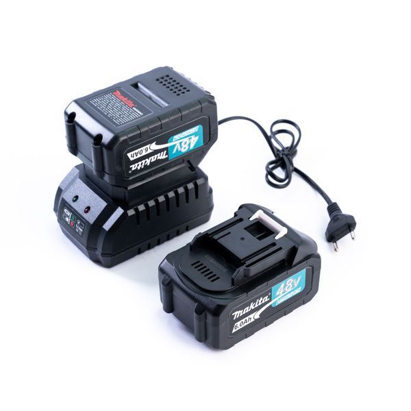 Безщіткова акумуляторна болгарка Makita (48V, 6 А/год) Кутова шліфмашина Макіта з двома АКБ 163325 фото
