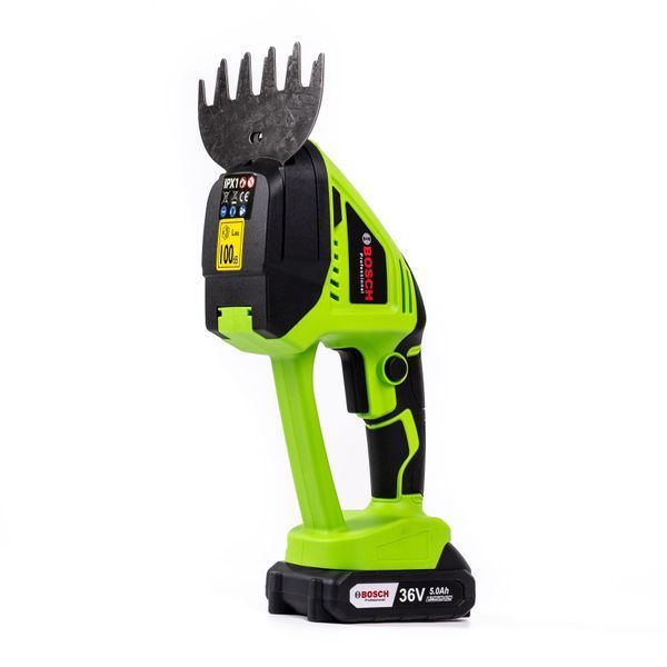 Аккумуляторные ножницы-кусторез Bosch EasyShear 36 (36V, 5Ah) Садовые АКБ ножницы Бош для травы и кустов 12397 фото