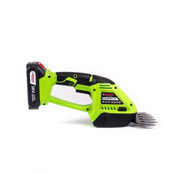 Аккумуляторные ножницы-кусторез Bosch EasyShear 36 (36V, 5Ah) Садовые АКБ ножницы Бош для травы и кустов 12397 фото