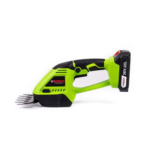 Аккумуляторные ножницы-кусторез Bosch EasyShear 36 (36V, 5Ah) Садовые АКБ ножницы Бош для травы и кустов 12397 фото