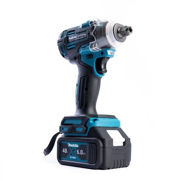 Безщітковий акумуляторний ударний гайковерт Makita  500Hm (48V, 6AH) з набором головок Макіта 42548 фото
