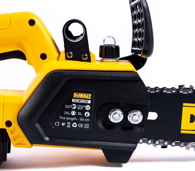 Акумуляторна ланцюгова безщіткова пила DeWalt  (36V, 6 Ah) АКБ пила Девольт для дачі з шиною 12348 фото
