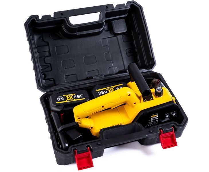 Акумуляторна ланцюгова безщіткова пила DeWalt  (36V, 6 Ah) АКБ пила Девольт для дачі з шиною 12348 фото
