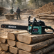 Потужна Бензопила BOSCH із шиною 45 см (6,5 кВт 58 см3) Бензинова ланцюгова пила Бош для саду | Робочий об'єм циліндра - 58 см3 | Потужність - 6.5 кВт | Крок ланцюга - 0,325" | Довжина шини - 45 см | Об'єм оливного бака: 260 мл, Гарантія 3 роки 523655-1 фото 1
