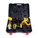 Набір акумуляторний DeWalt 3в1 48 V (Шурупокрут +Перфоратор +Болгарка) АКБ набір Деволт | Максимальна кількість обертів: 0-2800 об/хв | Максимальний крутний момент: 52 Hm | Тип патрона: швидкозатискний | Час заряджання: 90 хв., Гарантія 3 роки 12370-1 фото 20
