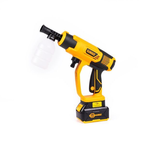 Акумуляторна міні-мийка DeWalt 36V 6Ah 40 бар Безщіткова ручна АКБ мийка для автомобіля 123126 фото