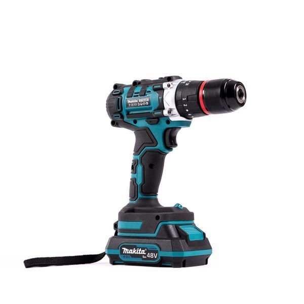 Безщітковий акумуляторний набір Makita 2в1 48 V Ударний шурупокрут +Болгарка PRO АКБ Макіта 12389 фото