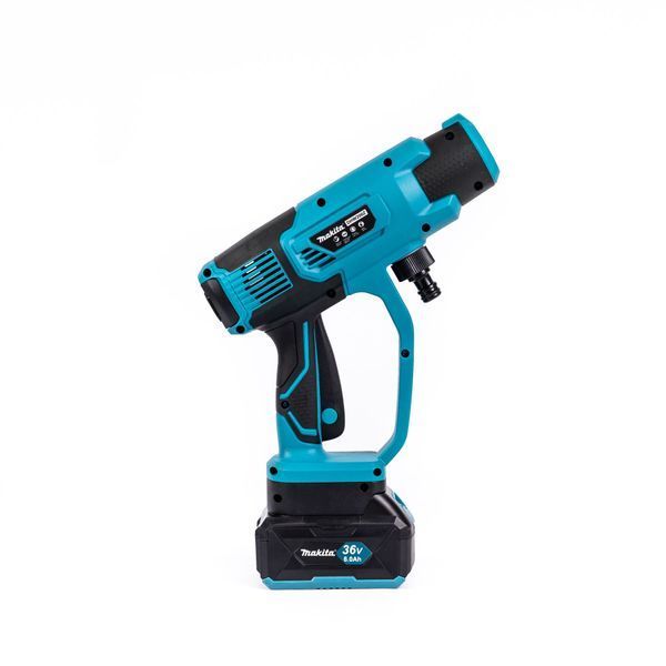 Акумуляторна міні-мийка Makita 36V 6Ah 40 бар Безщіткова ручна АКБ мийка для автомобіля 123125 фото