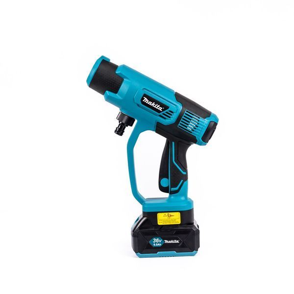 Акумуляторна міні-мийка Makita 36V 6Ah 40 бар Безщіткова ручна АКБ мийка для автомобіля 123125 фото