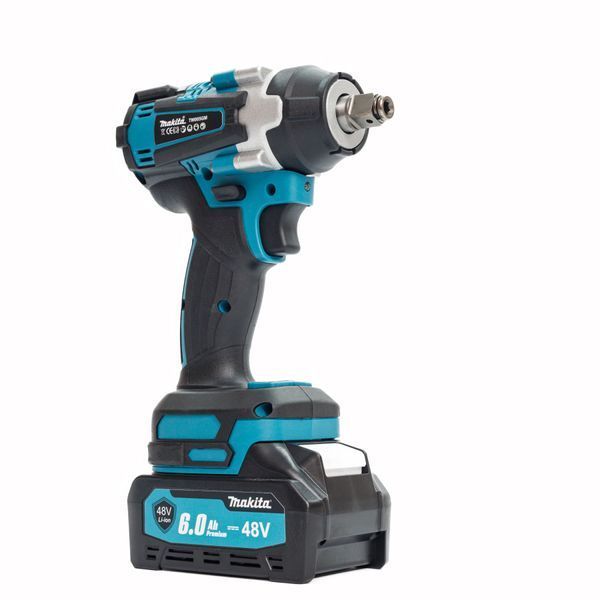 Безщітковий акумуляторний ударний гайковерт Makita (48V, 6AH) Потужний гайковерт Макіта з насадками | Підсвітка робочої зони: - є | Індикатор заряду: - є | Реверс: - є | Кількість режимів роботи: - 2 | Час заряджання: - 1,5 година, Гарантия 3 года eb-1109-2 фото