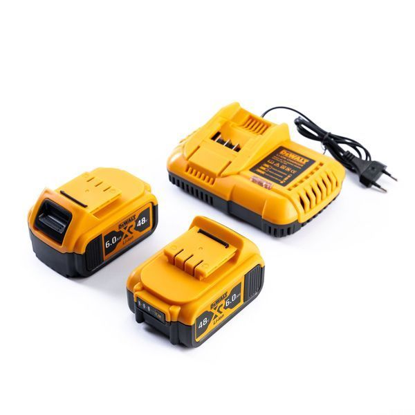 Акумуляторна cабельна пила DeWalt (48V, 6 AH) АКБ ножівка Деволт з індикатором заряду 13524 фото