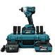Бесщеточный аккумуляторный гайковерт Makita мощный, ударный 48V 6Ah в кейсе | Тип двигателя: бесщеточный | Подсветка: есть | Индикатор заряда: есть | Реверс: есть | Час зарядки: ~1.5 години | Вес: 1.7-2.5 кг | Напруга: 48V, Гарантия 3 года 123144-2 фото 1