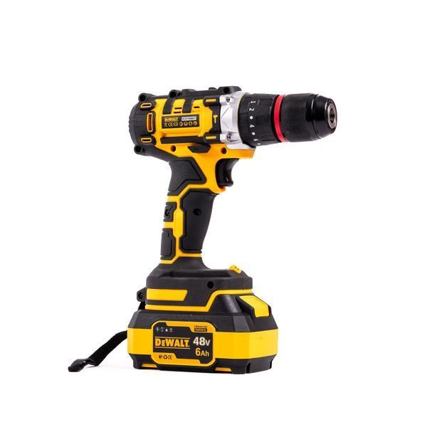 Акумуляторний безщітковий набір DeWalt 2в1 48 V 6 Ah Шурупокрут +Болгарка АКБ набір Деволт 12391 фото