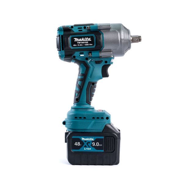 Акумуляторний безщітковий ударний гайковерт Makita 1000Hm (48V, 9AH) з набором головок Макіта 15214 фото