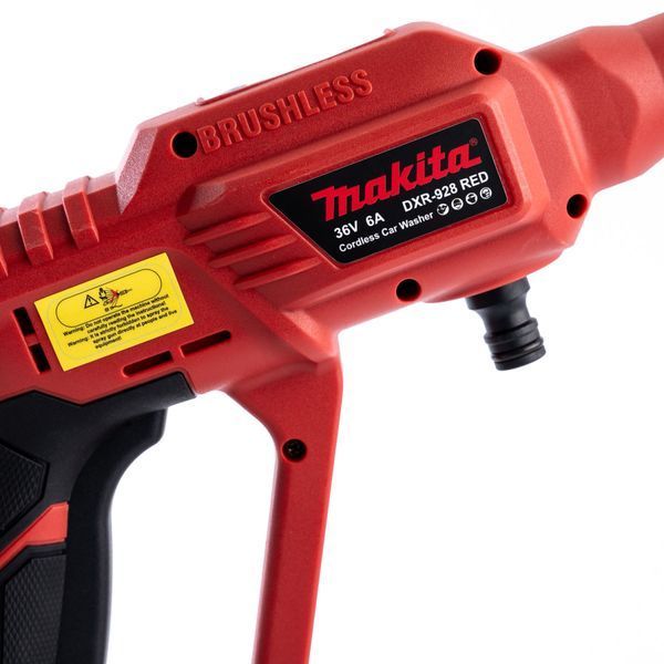 Безщіткова акумуляторна мийка Makita RED ( 36V, 40 БАР) Портативна автомийка Макіта з дисплеєм | Тип двигуна: безщітковий | Потужність 36 В | Макс. тиск: 40 барів | Продуктивність: 6 л/хв | Довжина розпилу: 7-9 метрів. | Вага: 1.6 кг, Гарантія 3 роки 51258-1 фото