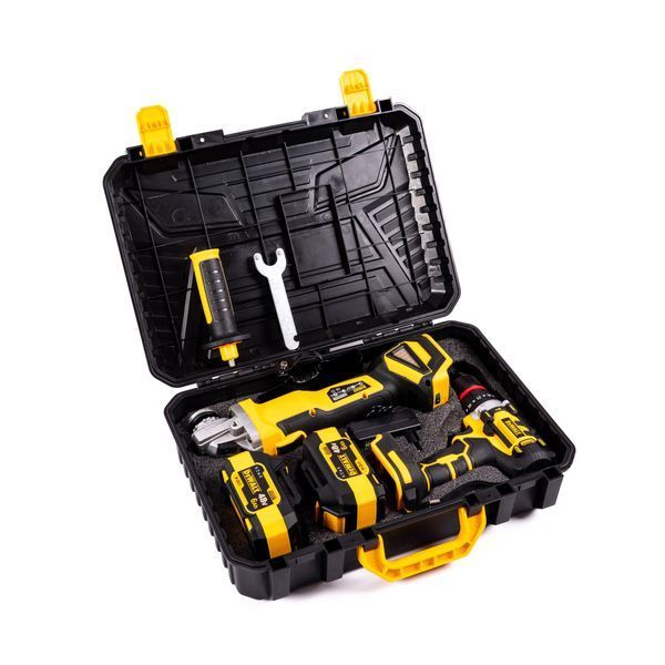 Аккумуляторный бесщеточный набор DeWalt 2в1 48V 6Ah Шуруповерт +Болгарка АКБ набор Деволт 12391 фото
