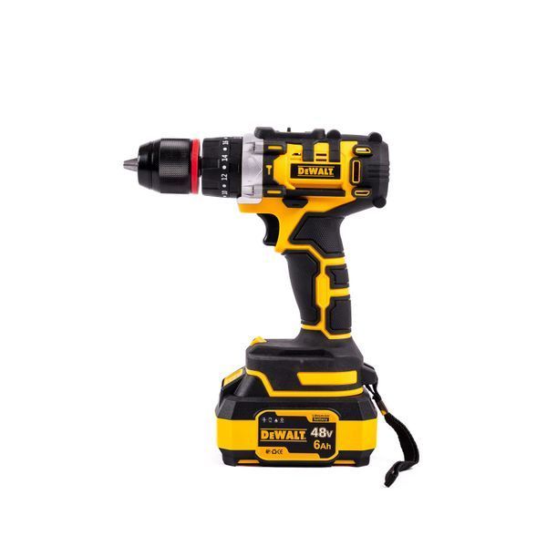 Акумуляторний безщітковий набір DeWalt 2в1 48 V 6 Ah Шурупокрут +Болгарка АКБ набір Деволт 12391 фото
