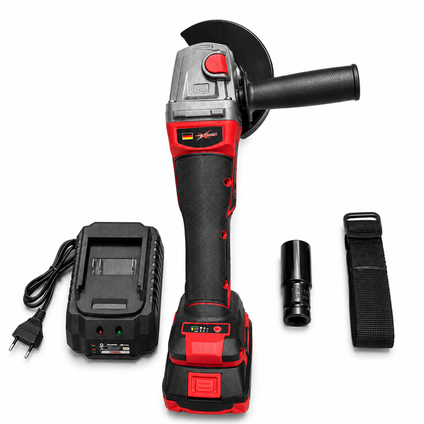 Профессиональный набор MaxPower Germany 2в1 &mdash; болгарка + гайковёрт, 128V 2345678206 фото