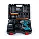 Акумуляторний безщітковий ударний гайковерт Makita 1000Hm (48V, 9AH) з набором головок Макіта 15214 фото 16
