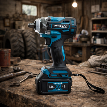 Акумуляторний безщітковий ударний гайковерт Makita 1000Hm (48V, 9AH) з набором головок Макіта | Підсвітка робочої зони: - є | Індикатор заряду: - є | Реверс: - є | Кількість режимів роботи: - 3 | Час заряджання: - 1,5 година, Гарантія 3 роки 15214-2 фото