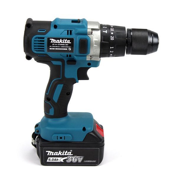 Ударний безщітковий шуруповерт Makita  (36V, 6AH). Акумуляторний дриль-шуруповерт із ударом Макіта 1000552 фото