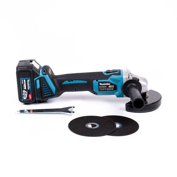 Акумуляторний набір 6в1 Makita 48V (Шуруповерт, Гайковерт, Секатор, Перфоратор, Міні-пила, Болгарка) Комплект Макіта з 3 АКБ 123122 фото