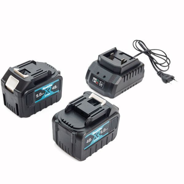 Акумуляторний безщітковий ударний гайковерт Makita 1000Hm (48V, 9AH) з набором головок Макіта 1231 фото