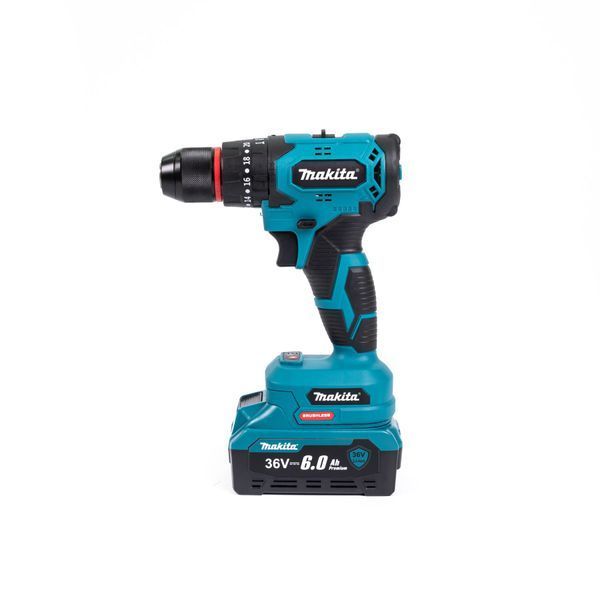 Потужний ударний шуруповерт Makita 36V 6Ah &mdash; безщітковий акумуляторний комплект з 2 АКБ та оснасткою 123136 фото