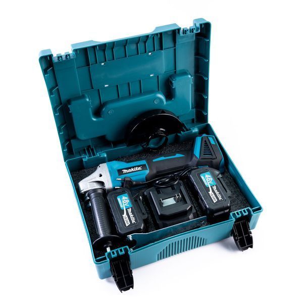 Безщіткова акумуляторна болгарка Makita  (48V, 6 А/год) Кутова шліфмашина Макіта з двома АКБ 163325 фото