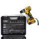 Потужний безщітковий шуруповерт DeWalt 48V 6Ah з великим набором 123135 фото 13