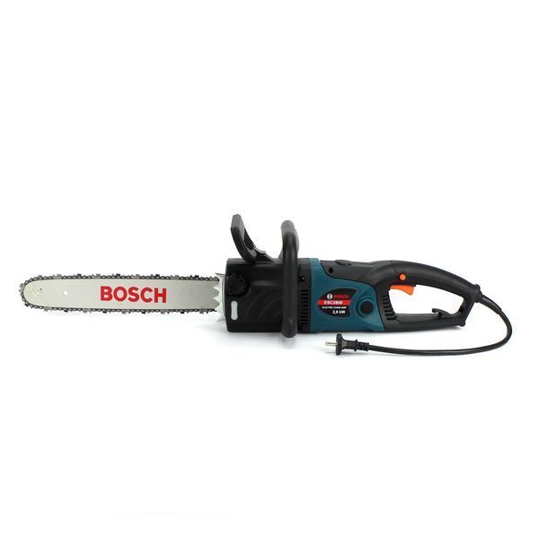 Электрическая цепная пила Bosch (2.8 кВт, шина 40 см) Мощная электропила Бош | Тип двигателя: электрический | Мощность: 2.8 кВт | Шаг цепи: 3/8" | Длина шины: 40 см | Количество оборотов: 15 м/сек | Объем масляного бака: 95 мл, Гарантия 3 года 1000424-1 фото