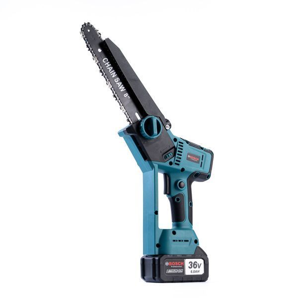 Безщіткова акумуляторна пила Bosch  (36 V, 6 AH) Мініпила бош 20 см з автоматичним мастилом 45633 фото