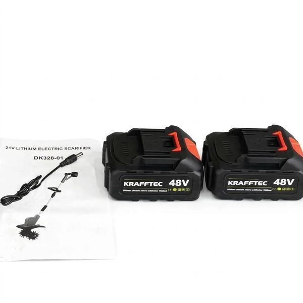 Аккумуляторный культиватор Krafftec 4000 Вт &mdash; легкое рыхление почвы без проводов 12353-1110 фото