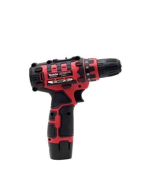 Акумуляторний дриль-шурупокрут Makita RED (12V, 3AH) Надійний компактний шурупокрут Макіта | Кількість позицій регулювання крутного моменту: 18; | Акумулятор (літій-іонний): 12 В / 3 Ач; | Час заряджання: 60 хв; | Вага: 1 кг;, Гарантия 3 года eb-1036-2 фото