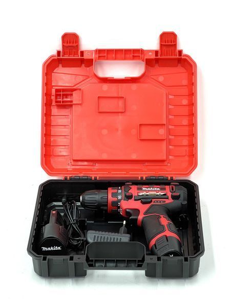 Акумуляторний дриль-шурупокрут Makita RED (12V, 3AH) Надійний компактний шурупокрут Макіта | Кількість позицій регулювання крутного моменту: 18; | Акумулятор (літій-іонний): 12 В / 3 Ач; | Час заряджання: 60 хв; | Вага: 1 кг;, Гарантия 3 года eb-1036-2 фото