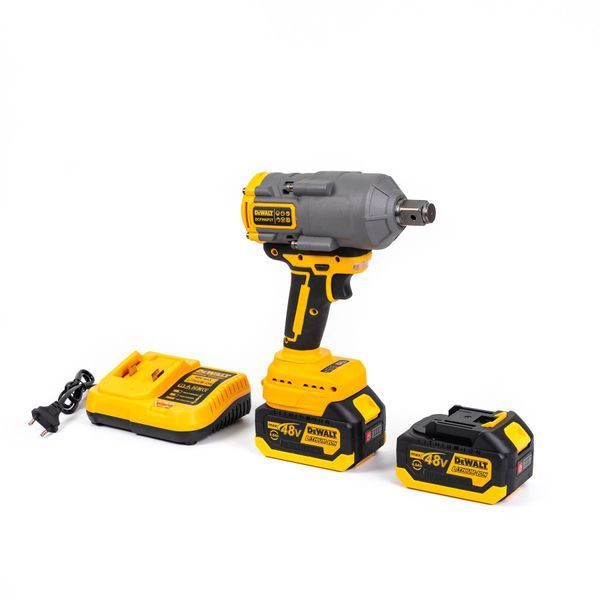 Бесщеточный ударный гайковерт DeWalt 48V 6Ah, 1350 Nm мощный, для тяжелых работ | Подсветка рабочей зоны: є | Индикатор заряда: є | Реверс: є | Количество режимов: 3 | Время зарядки: 1,5 години | Вес: 3,2 кг | Напруга: 48 В, Гарантия 3 года 123130-2 фото