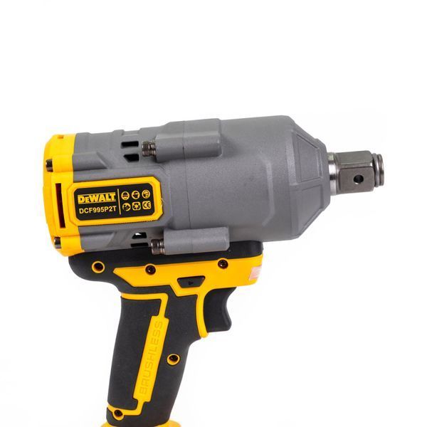 Бесщеточный ударный гайковерт DeWalt 48V 6Ah, 1350 Nm мощный, для тяжелых работ | Подсветка рабочей зоны: є | Индикатор заряда: є | Реверс: є | Количество режимов: 3 | Время зарядки: 1,5 години | Вес: 3,2 кг | Напруга: 48 В, Гарантия 3 года 123130-2 фото