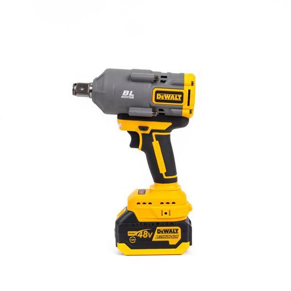 Бесщеточный ударный гайковерт DeWalt 48V 6Ah, 1350 Nm мощный, для тяжелых работ | Подсветка рабочей зоны: є | Индикатор заряда: є | Реверс: є | Количество режимов: 3 | Время зарядки: 1,5 години | Вес: 3,2 кг | Напруга: 48 В, Гарантия 3 года 123130-2 фото